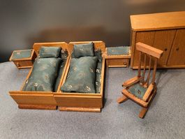 ❗Jetzt = 30.- Fr. !!❗alt. Schlafzimmer - 6`teil. Holz - Pst
